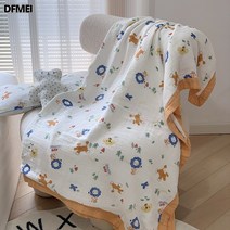 DFMEI 대나무 섬유 여름 이불 통풍 담요 여름용 통풍차 담요 다용 담요 침구, 선샤인 홀리데이, 150x200cm