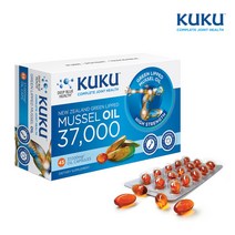 KUKU 쿠쿠 프리미엄 맥스 뉴질랜드 초록입홍합 추출 오일 37000mg 45소프트젤