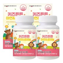 일동생활건강 키즈튼튼 아연 셀레늄, 2병, 60정
