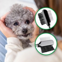 바보사랑 강아지 눈꼽 빗 고양이 푸들 비숑 브러쉬 콤빗 얼굴빗.제이케이엠티알무료배송, 블랙, 색상:블랙
