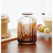 줄무니원형 140ml 3color 디퓨저용기, 라떼