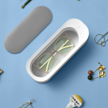 어코랄 가정용 안경세척기 무선 초음파 체척기, 화이트, 1