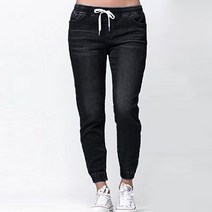 ootj바지 레스코드 CHRLEISURE Jeans 스키니 스트리트웨어 블랙 여성 청바지 데님 빈티지 프레디 진 여름용 여성용