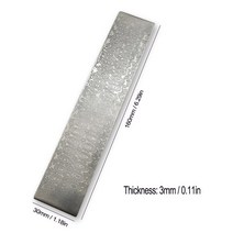 2023 다마스커스 강철 DIY 커터 칼 종류 로즈 샌드위치 패턴 블랭크 열처리, 02 type4