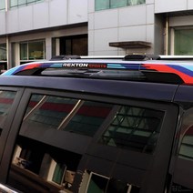 [JS AUTOMOTIVE] 쌍용 렉스턴스포츠칸 천장 루프렉 3색 엠블럼 랩핑필름 인테리어 악세사리 기스방지 용품, 포인트_프랑스