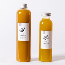생강진액청 생강원액청 착즙생강청 분더키친 프리미엄 콜드프레스 생강착즙, 자두청(600ml)