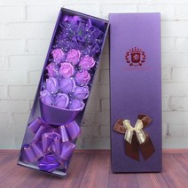 국경일 크리에이티브 장미비누 18송이 꽃다발 선물세트 남여생 선생님 와이프 절친 생일선물, 34 【블랙박스】18송이花束 빅 레드（핸드백）