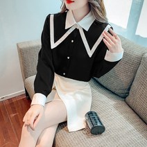 디아리스 여성 카라 세라 블라우스 6002
