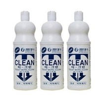 티크린 화장실세제 요석 녹물 악취제거 타일 줄눈 강력세정제 1000ml 코머스켐, 3개, 1L