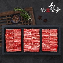 [더맛봄] [남도애한우]한우 갈비세트 1호/갈비800g x 3팩/총2.4kg, 상세 설명 참조, 상세 설명 참조