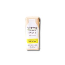 상하목장 유기농 흰우유 125ml 24팩, 24