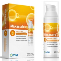 Vitamin D3 1000IU Cream 가려움 벗겨짐 비늘 피부를 위한 천연 비타민 D 크림 건강한 피부를 위한 안전한 국소 크림 최대 흡수 비타민 D 로션, 1.7온스(50ml) x 1병