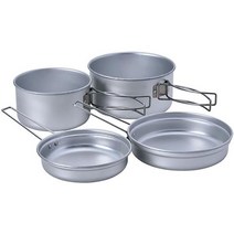 스노우피크 SNOW PEAK 퍼스널 캠핑 쿠커 세트, 1개, 알루미늄