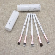 포니 헤어 메이크업 브러쉬 도구 세트 파우더 아이섀도우 파운데이션 블러쉬 블렌더 뷰티 5 개, [02] White