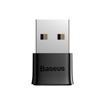 Baseus USB 블루투스 어댑터 5.1 5.0 음악 오디오 수신기 송신기 PC 스피커 노트북 무선 마우스, [01] Black