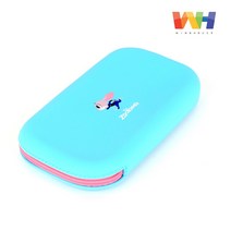 키즈노리 주디 포인트실리콘 캐릭터 아동 파우치형 필통, 민트