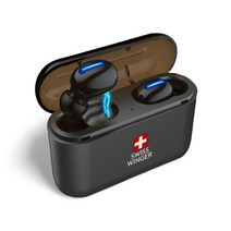 SWISS 윙거 무선 블루투스 이어폰 T완전 무선 bluetooth 5.0 미니 와이어리스 헤드셋, 상세페이지 참조