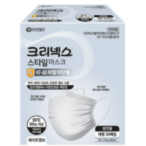 크리넥스 비말차단스타일마스크 흰색, 30매입, 3개