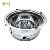 불안나로스타 RMS330 업소용로스타 캠핑용화로 330/350mm 석쇠 및 불판 사용, 엠보형