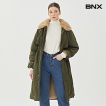 BNX 카라 퍼 스트링 롱 야상 점퍼 (BS3JP013L0)