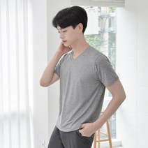 (보카시원단) 기본 무지 브이넥 티 (8color)