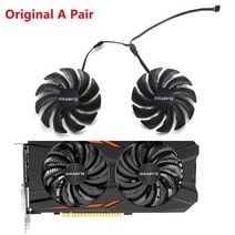 지포스 Geforce 기가바이트 geforce gtx 1050 g1 1060 aorus radeon rx 580 570 470 480 gtx960 pld09210s12hh 냉각, 원래 팬 ab