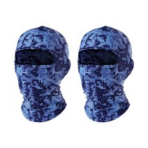 홈바내쓰 국내생산 쿨 바라클라바 넥워머 스포츠 쿨마스크 자전거 골프 오토바이 얼굴 햇빛가리개 2개, 블루