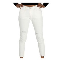 Filles A Papa Tomboy Jeans 청바지 in Off White/Red 레드 Size 사이즈 Small 스몰 TYLER L30 DENIMOff White 오프화이트