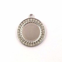 아연퍼티 강력접착제 금속접착제 로듐 도금 개 사진이나 다른 이미지 쉽게 붙일 수 있음 스탈 라운드 빈 펜, 01 로듐 도금