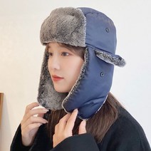 itch 패딩트레퍼 볼캡 골프모자 니트밴드캡 남성 골프캡 겨울모자 챙모자 방한모자 귀달이모자, 블랙