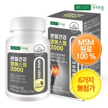 [건국유업] 관절건강 엠에스엠 2000 120정x1개(2개월), 단품, 단품