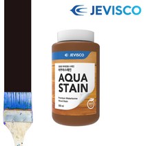 제비스코 아쿠아스테인 514 초콜렛 0.5L 목재페인트 가구용 수성 용페인트 제스인 우드 목재용 다용도