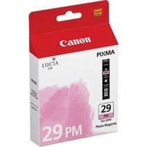 [Canon] 정품포토잉크 PGI-29PM Photo Magenta (PRO-1/표준용량), 상세페이지 참조