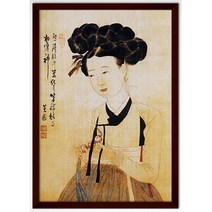 퍼즐라이프 신윤복 미인도 동양화 150피스 직소퍼즐액자 PL258, 퍼즐+슬림우드앤틱액자