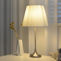 패브릭갓 침실 무드등 단스탠드 수유등 분위기있는, LED인치구전구색(노란빛), 오로라스탠드_블랙
