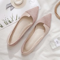 한국판 플랫 슈즈 트랜드년 여름 펌프스 스틸레토 힐 통굽 느낌의 여성화