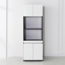 미곳간 엘리 주방수납장 비스포크 렌지대 틈새장 팬트리장 T600, 화이트