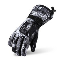 겨울 가족 스키 장갑 여자 소년 방수 스포츠 스노우 보드 등산 낚시, 06 브라운_05 XL