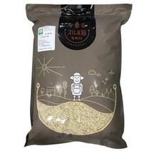 [지내들] 국내산 영광보리특구 무농약 찰보리쌀, 1팩, 누리 찰보리쌀 4kg