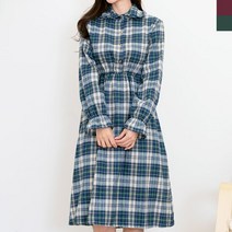 [sado]여자체크레이스카라밴딩원피스 러블리체크원피스 free66