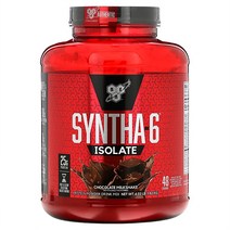 BSN Protein Powder 비에스엔 신타 6 아이솔레이트 프로틴 파우더 드링크 믹스 초콜릿 밀크쉐이크 1.82kg, 1개, 기본