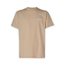 23SS JACQUEMUS 체스트 로고 반팔 티셔츠 베이지 216JS207 2480