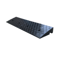 세이프티업 카업 주차턱 경사로 오토바이 차량 진입판, 고무 5CM-블랙 옐로우