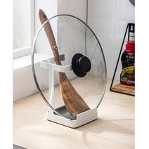 냄비 뚜껑 거치대 스탠 국자 트레이 주방 정리 홀더