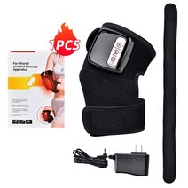 무릎온열기 손목 팔꿈치 온열 밴드 온 찜질기 무선 적외선 전기 난방 무릎 마사지 장치 관절 물리 치료 마사지 장치 다리 따뜻하게 통증 완화 휴식 dropshipping, 영국 플러그, 1개