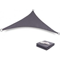 하비타프 치즈타프 방수 태양 대피소 차양 보호 그늘 천막 야외 정원 캠핑 해변 캐노피, Dark gray+2.4 x 2.4 x 2.4m