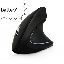 Anker 인체 공학적 광학 USB 유선 수직 마우스 1000/1600 DPI 5 버튼 CE100, 한개옵션2, [02] 02 battery, 한개옵션1