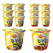 오뚜기 컵누들 매콤한맛 7입 + 컵누들 우동맛 7입, 1세트