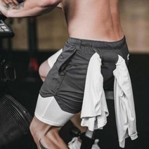 남성용 레깅스 반바지팬츠 헬스웨어 러닝 크로스핏 / 트레이닝 농구 웨이트