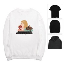 아이와 반려견 휴식 동물 낮잠 단체복 후드티